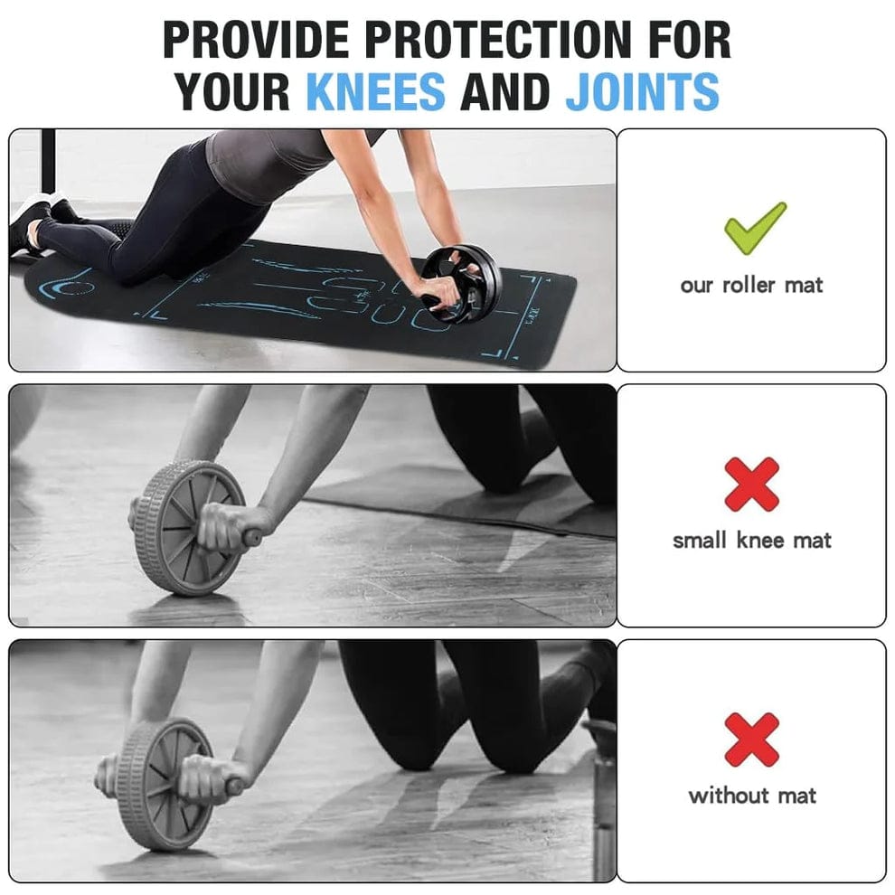 Non-Slip Yoga Mat with Asana Guide Lines (Pack of 1)